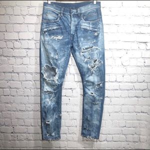 Men’s Balmain 3D Biker Jeans
